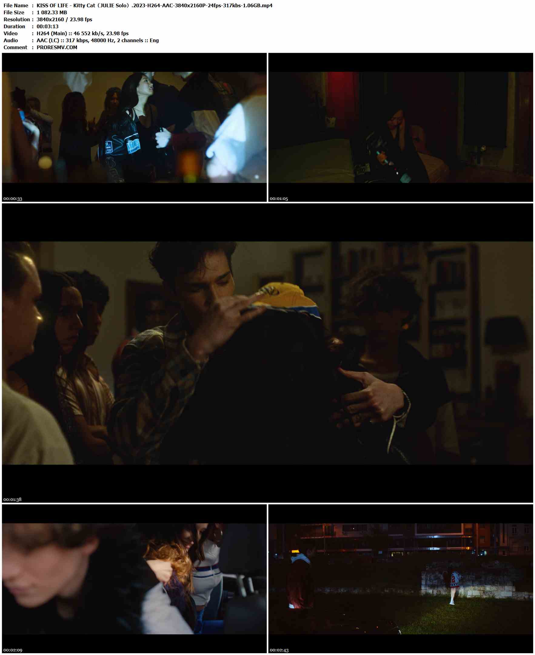 KISS OF LIFE - Kitty Cat（JULIE Solo）.2023-H264-AAC-3840x2160P-24fps-317kbs-1.06GB官方MV_高清MV